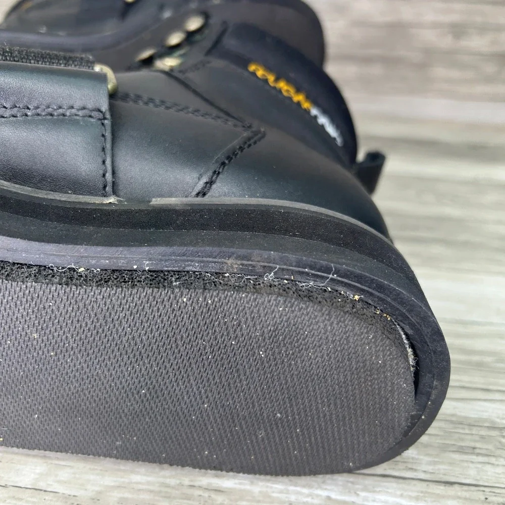 Cougar Paws Roofing Boots Black Leather Mens 6 Work Safety HS30305